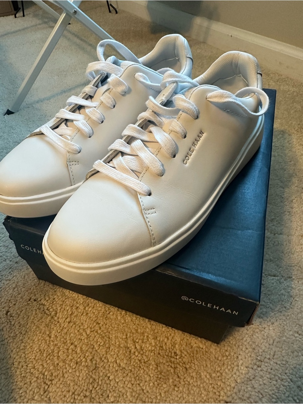 Never worn- white Cole Haan women’s sneakers US 7.5